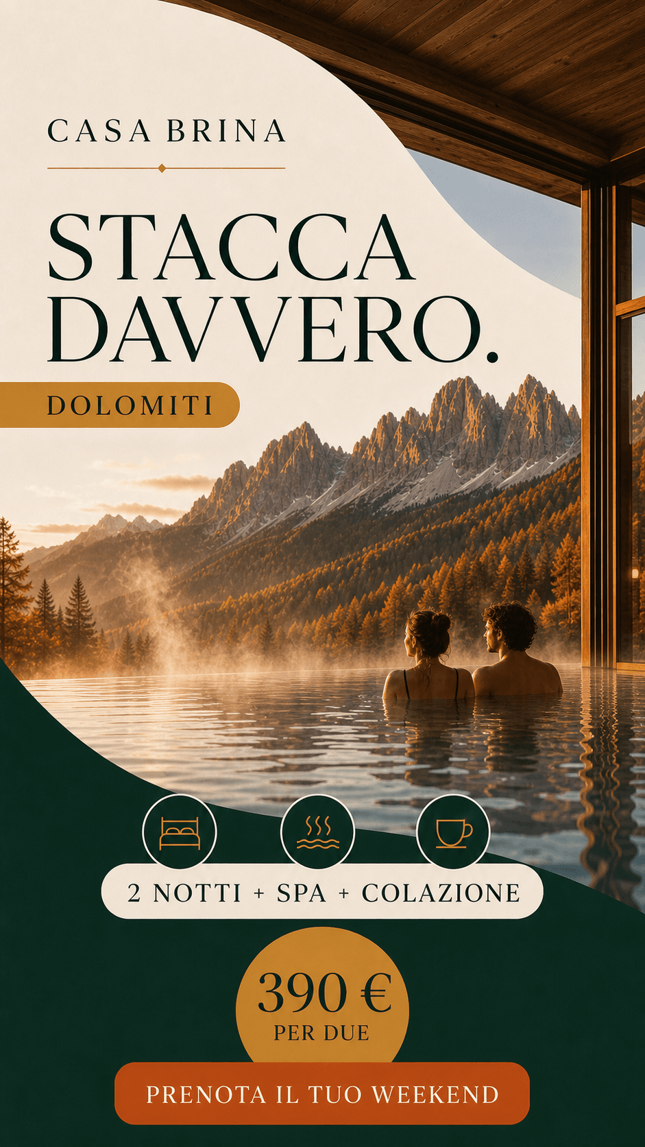 Promozionale, visual Storia 9:16 della campagna Casa Brina