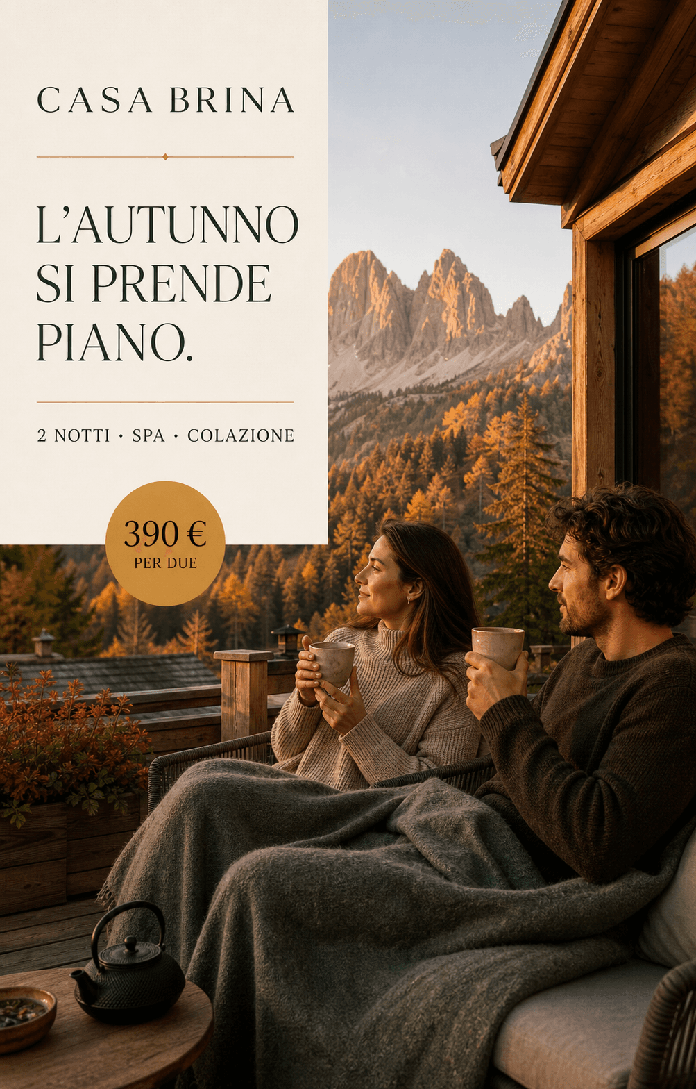 Editoriale, visual Feed 4:5 della campagna Casa Brina